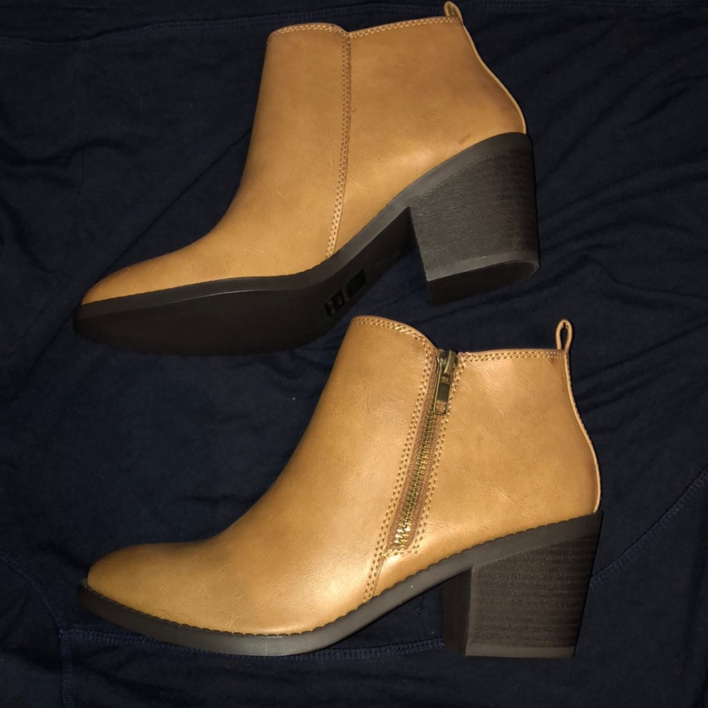 Tan Booties - Picture 2 of 5